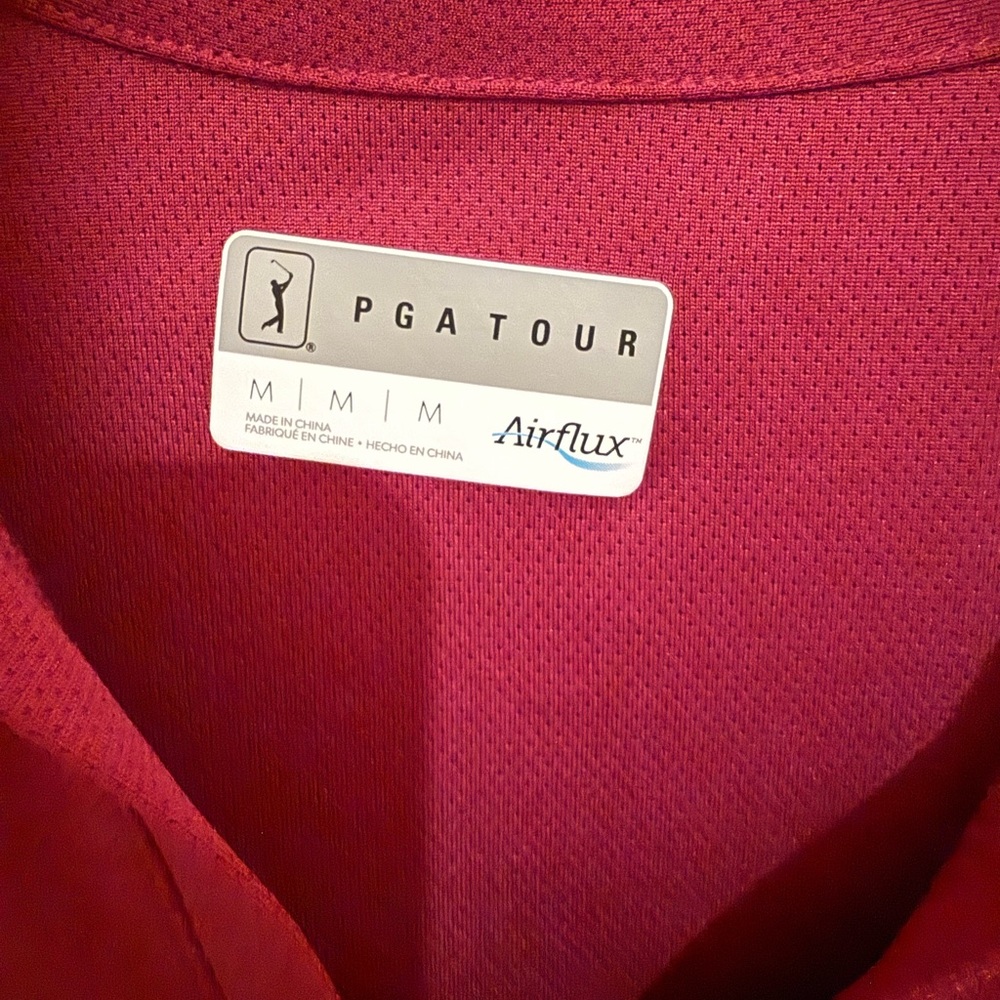 2 PGA Tour sleeveless tops. Sz. M Fushia & Teal - Picture 6 of 9